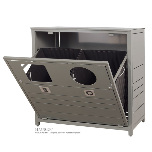 Skyline 2 Stream Waste/Recycle Receptacle
