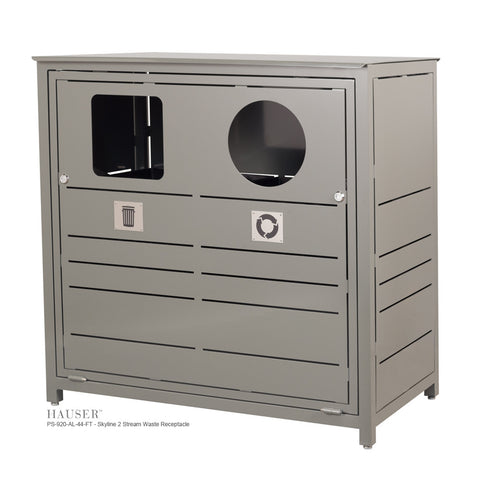 Skyline 2 Stream Waste/Recycle Receptacle