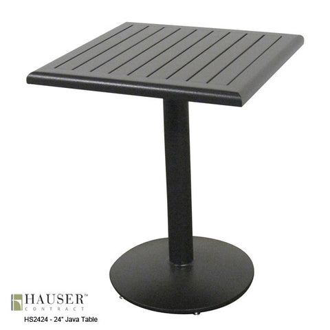 Java Aluminum Slat Table